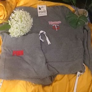 2 pc official MLB out fit Pink bye  Victoria Secret